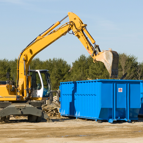 can i request a rental extension for a residential dumpster in Brickerville